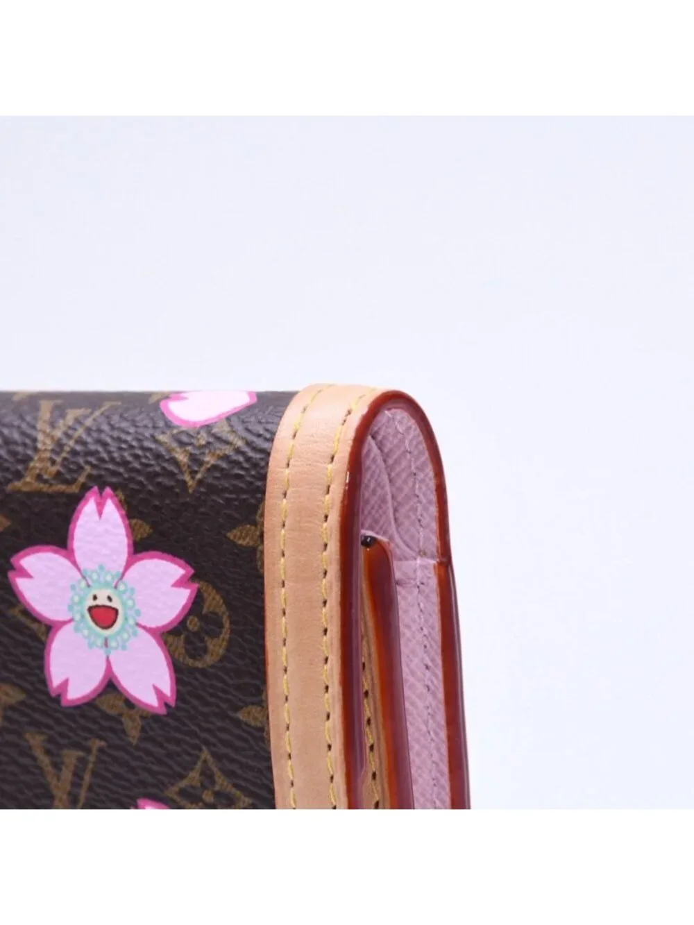 Louis Vuitton Portefeuille Victorine Trifold Wallet Monogram Cherry Blossom